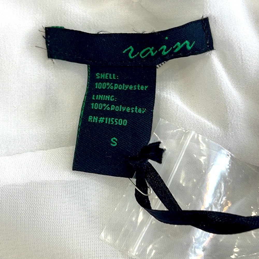 Rain Cream Flower Rose Ruffled Halter Blouse-Small - Picture 5 of 6
